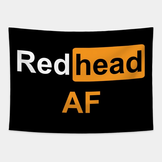 Redhead AF Tapestry by sqwear