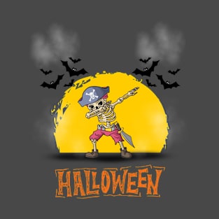 Dabbing Halloween Boys Skeleton Zombie Scary Pumpkin Mummy T-Shirt