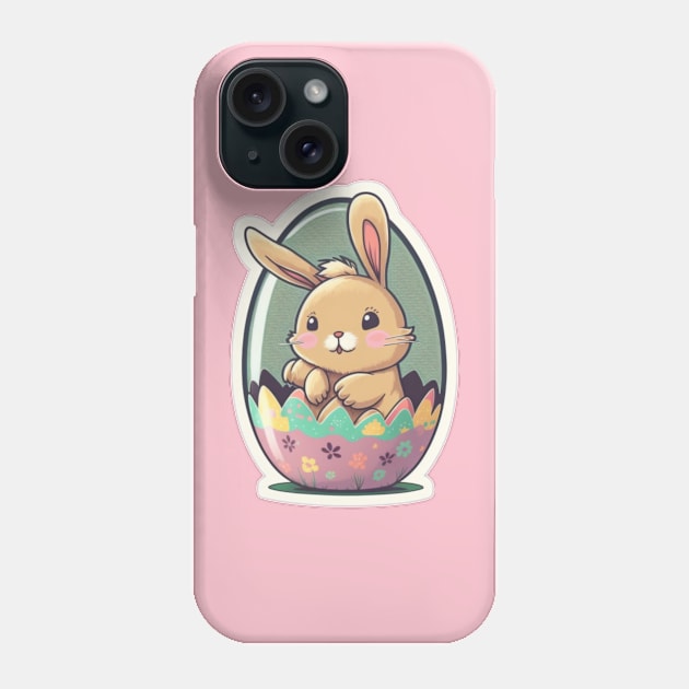 Easter Bunny Phone Case by Scribbl