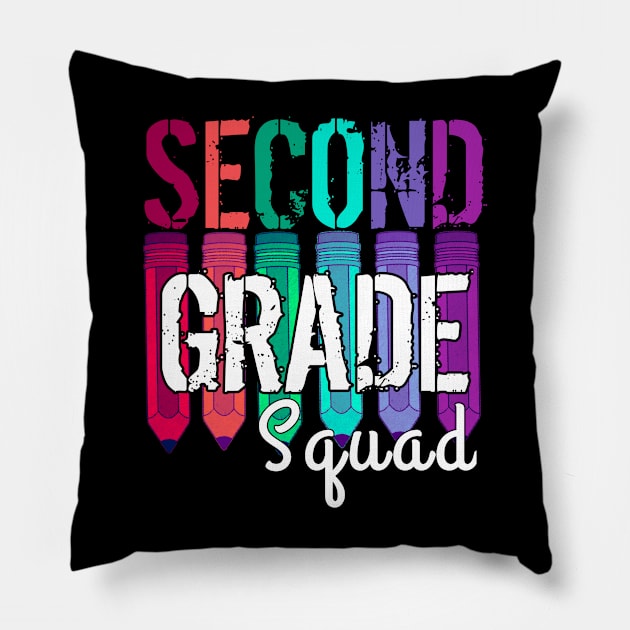 Second grade t shirt gift for kids boy girl Pillow by Mima_SY