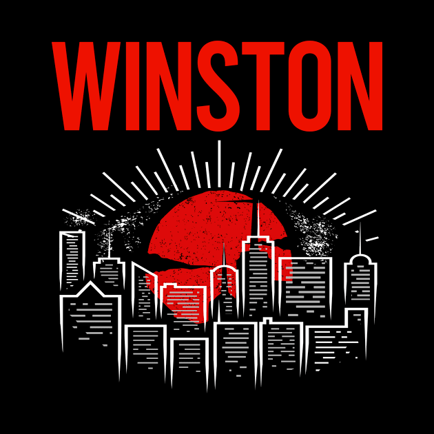 Red Moon Winston by flaskoverhand