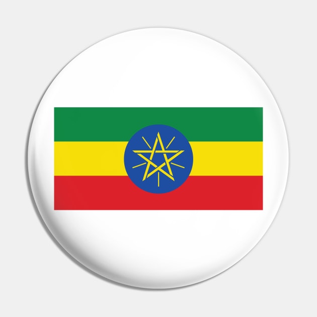 Ethiopia Pin by Wickedcartoons