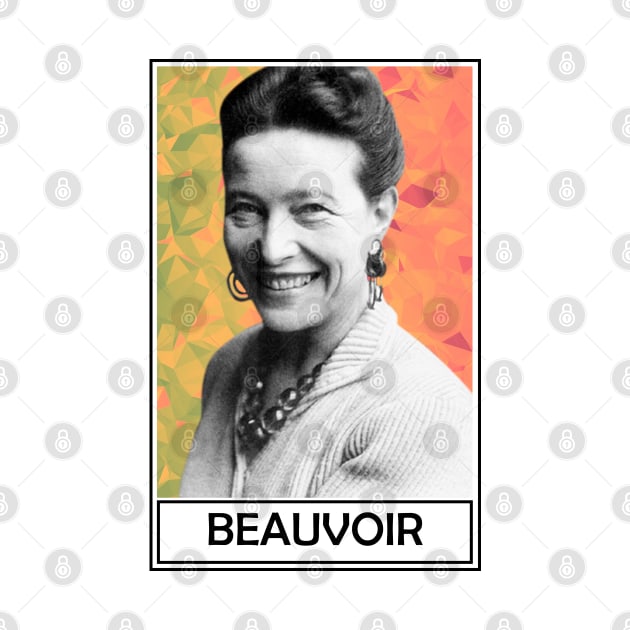 Simone de Beauvoir by TheLiterarian