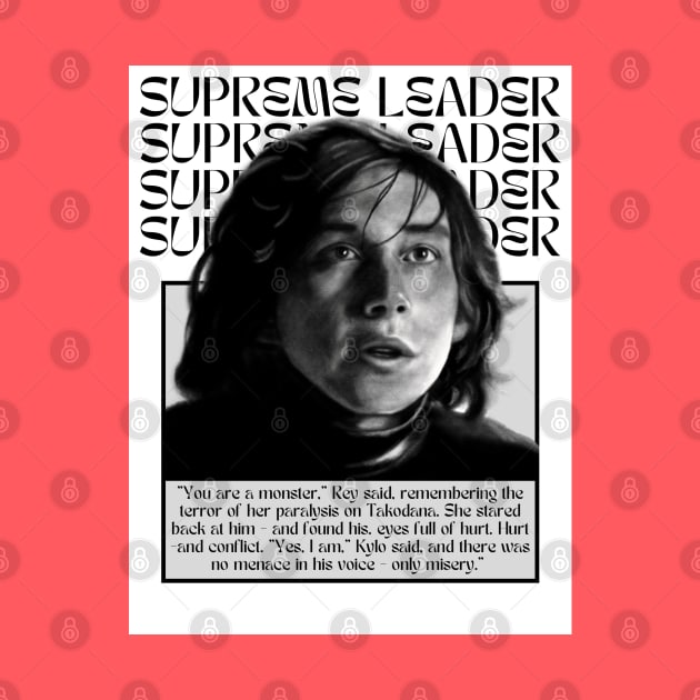 Kylo Ren the Supreme Leader by fiatluxillust