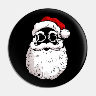 Hipster Santa Pin