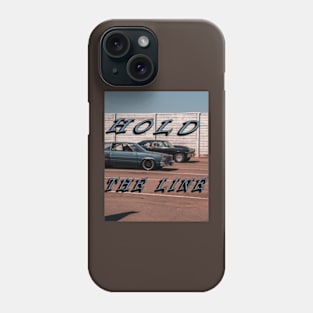 Hold the line, american muscle drag race Phone Case