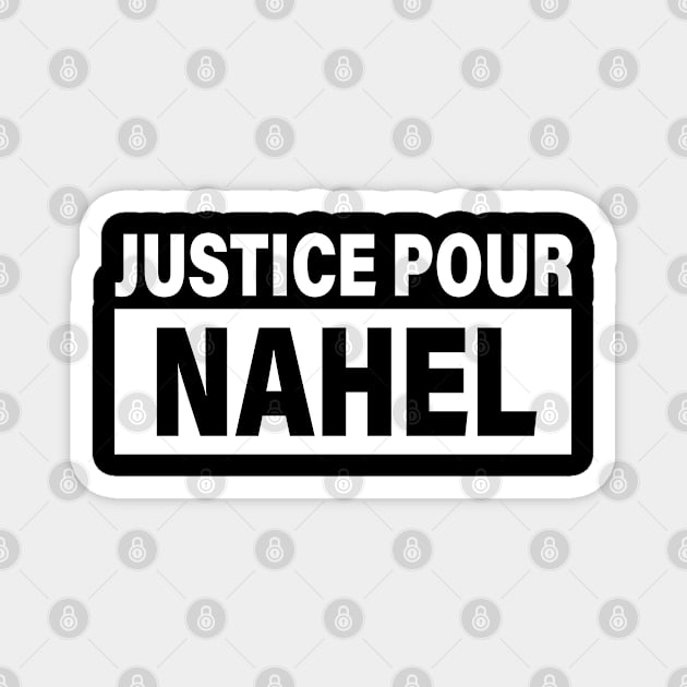 Justice Pour Nahel Magnet by CF.LAB.DESIGN