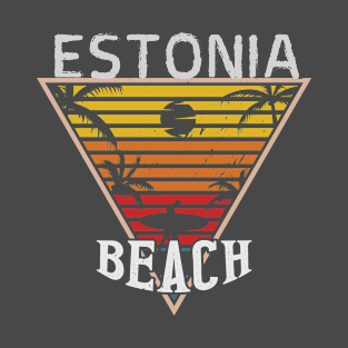 Beach happiness in Estonia T-Shirt