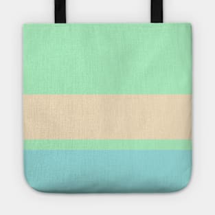 A solitary pot-pourri of Light Pink, Blue Lagoon, Magic Mint and Pale Peach stripes. Tote