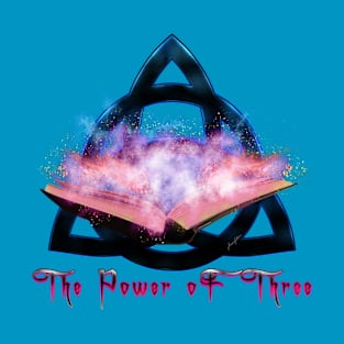 The Power oF Three Neon Magic Book B T-Shirt