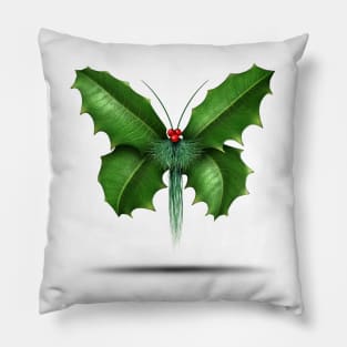 Holly Butterfly Pillow