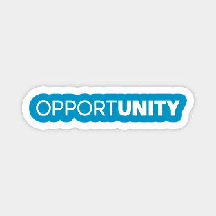 Unique Opportunity Logo Design Magnet