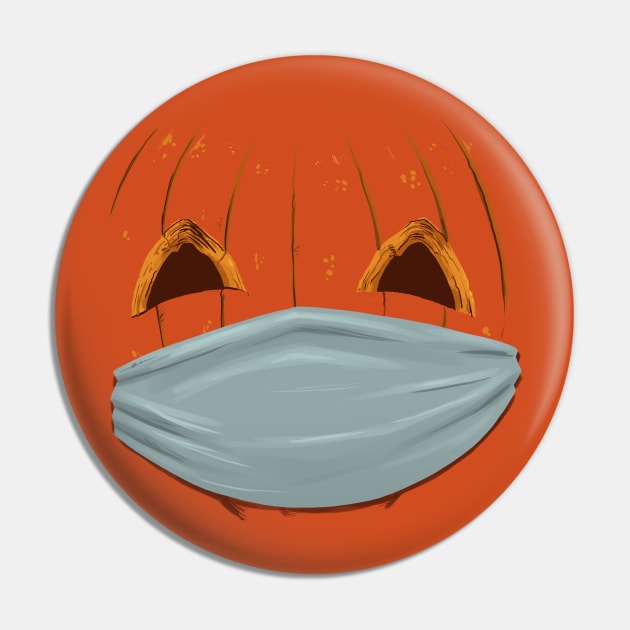 It's never too early for Halloween pumpkin face mask Pin by Carlos CD