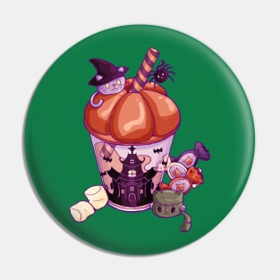 Halloween Spice Catpuccino Pin