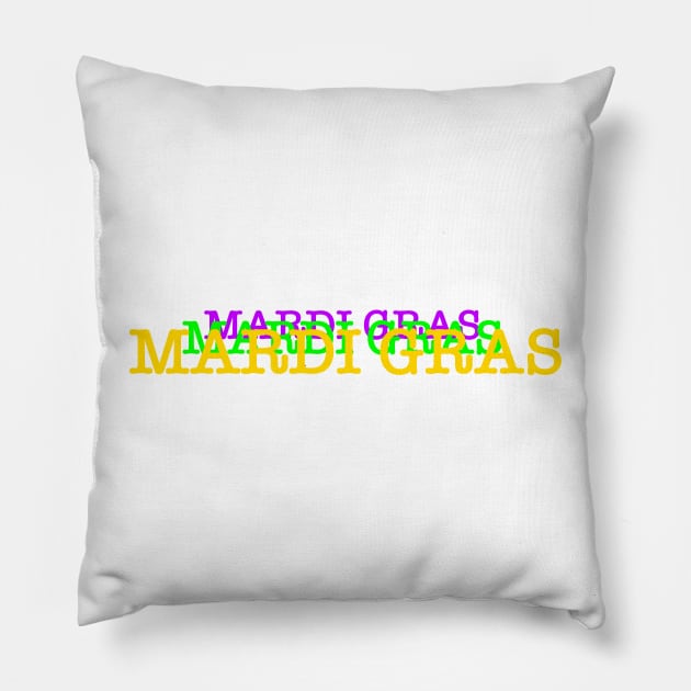 Mardi Gras Pillow by Stephanie Kennedy 