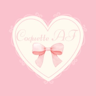 Coquette AF Girly Heart T-Shirt