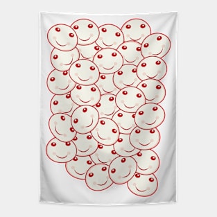 Pile of Smiley Emojis Tapestry