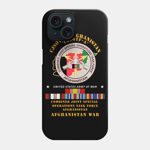 Combined Joint Special Operations Task Force - Afghanista w AFGHAN SVC Phone Case by twix123844