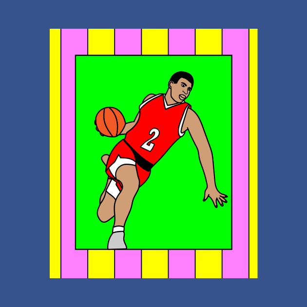 Retro Basketball Player Hobby by flofin