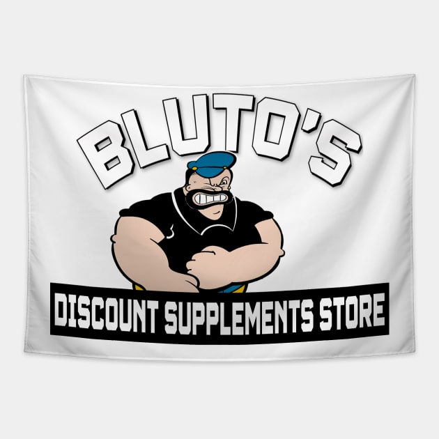 Bluto's Supplements Store Tapestry by Jaymz Weiss Designz