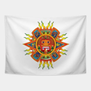 Mayan Sun God Tapestry