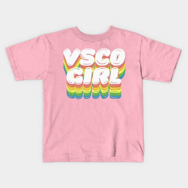 Vsco Girl Retro Rainbow Typography Design Vsco Girl Outfits