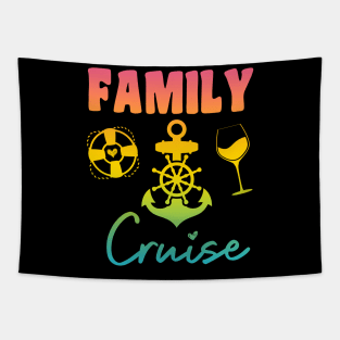 Family Cruise Tapestry