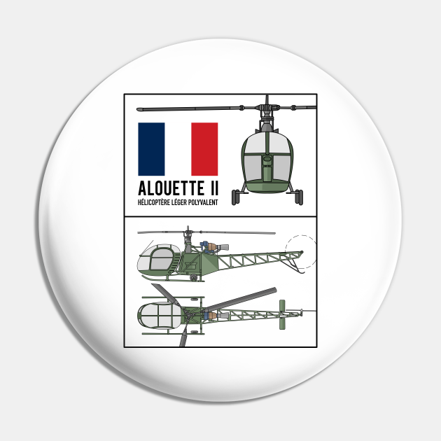 Alouette II French Helicopter Color Diagrams Gift Alouette Ii French