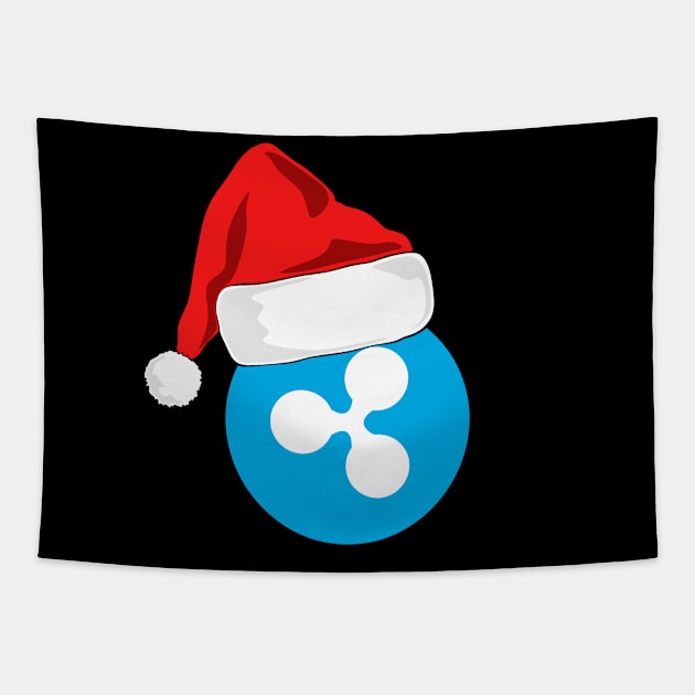 Christmas XRP Crypto Tapestry by Cryptolife