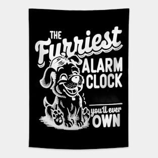 The Furriest Alarm Clock You'll ever own Tapestry