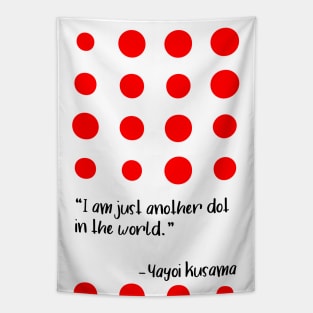 Yayoi Kusama Quotes Tapestry