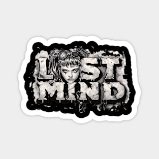 Lost Mind lady Graphic T-shirt 03 Magnet