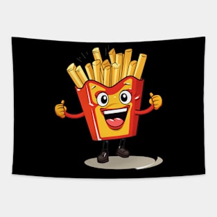 kawaii french fries T-Shirt cute potatofood Tapestry