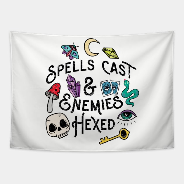 Spells Cast & Enemies Hexed Tapestry by Sunshine&Revolt