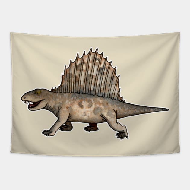 Dimetrodon Tapestry by Savousepate