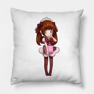 Bekyuu the maid Pillow