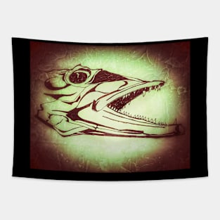 Barracuda Attack Grunge Tapestry