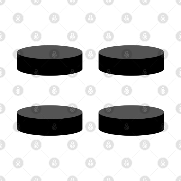 HOCKEY PUCK 4 PACK BUNDLE SET by HOCKEYBUBBLE