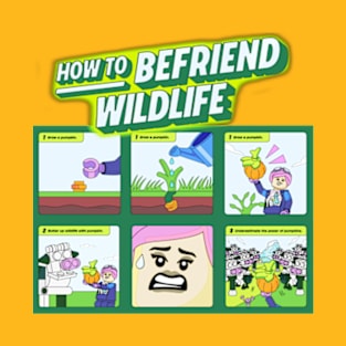 Lego Fortnite HOW TO BEFRIEND WILDLIFE! T-Shirt