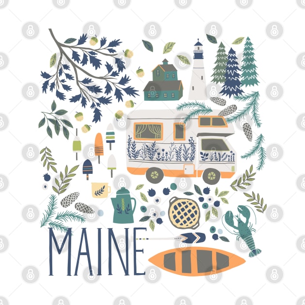 Road Trip to Maine by YuanXuDesign