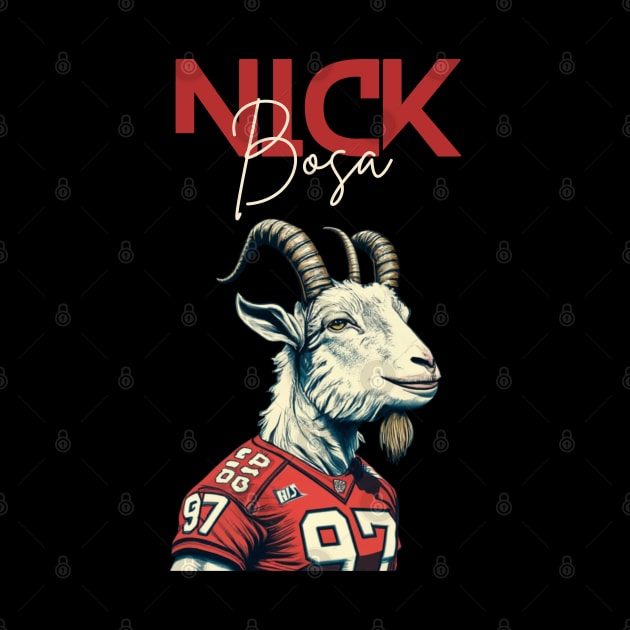 nick bosa the goat by Nasromaystro