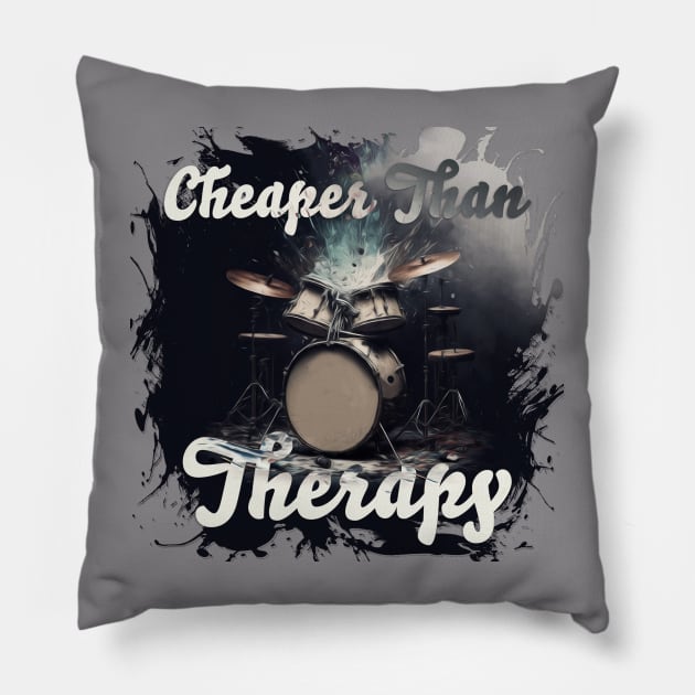 Cheaper than therapy Pillow by llspear