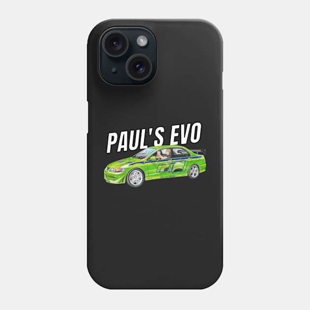 Paul's evo Phone Case by MOTOSHIFT