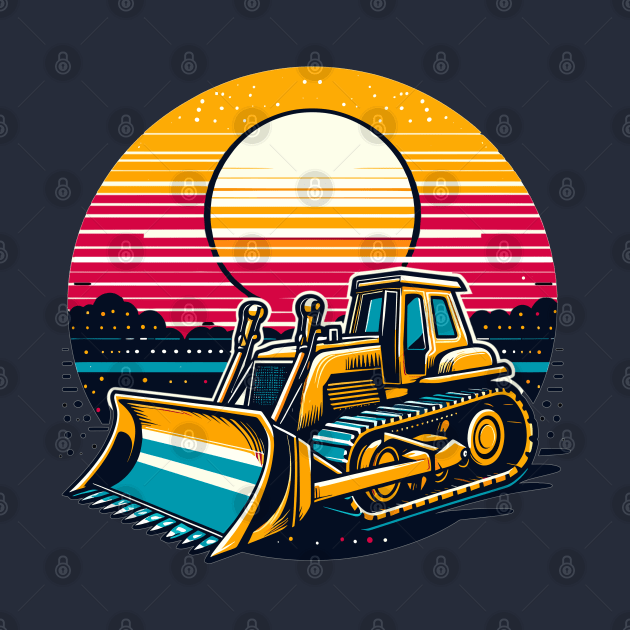 Bulldozer by Vehicles-Art