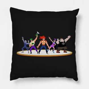 Team Improbable Sticker Pillow