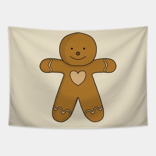 GingerBread Man Christmas Cookie Tapestry