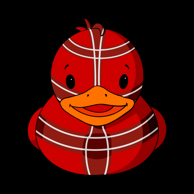 Tartan Rubber Duck by Alisha Ober Designs