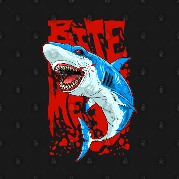 Bite me Shark by santelmoclothing