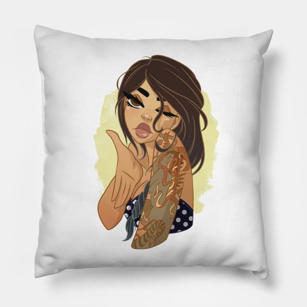 Muah Pillow by Ellerosegold