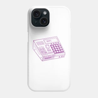 Beat Maker (Violet Lines) Analog / Music Phone Case